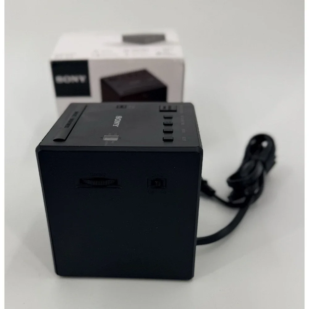 Sony ICF-C1 Desktop Alarm Clock AM FM Radio Black Sony ICFC1